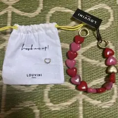 louviniルヴィニパリ♡ハンドストラップ新品　レインボー 予約販売【LOUVINI】 ハンドストラップ PETIT CUORE RAINBOW – R