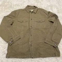 90's J.CREW ミリタリージャケット　M-65 L相当　ネイビー　古着 古着 80年代 米軍実品 U.S.NAVY ミリタリー ユーティリティ