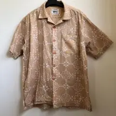 BALI アロハシャツ 半袖 ベージュ系
