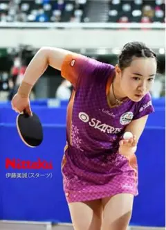 Nittaku 伊藤美誠選手 全日本選手権着用ウェア 限定モデル 定価7480円
