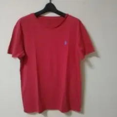 ポロ・ラルフ・ローレン 赤 M Tシャツ