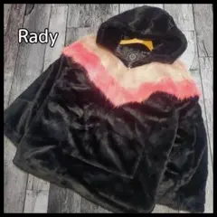 レディー 可愛い♡ふわふわ ファー パーカー ブルゾン M