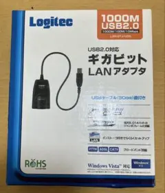 【LOGITEC/ロジテック】LANアダプタ LAN-GTJ/U2A 未開封品
