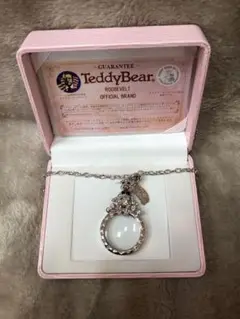 大　テディベア　ネックレス　箱あり