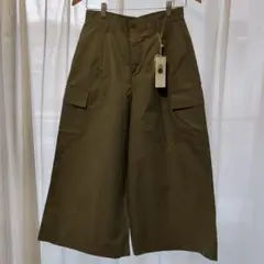 【最終価格】新品未使用サイズL　ｉｋｋａ　ガウチョパンツ ワイドカーゴパンツ