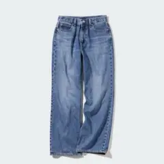 UNIQLO ワイドストレートデニム 丈長め