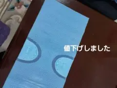 . 夏帯仕様テーブルセンター　青いストライプ模様