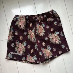 PLEASURES 柄ショートパンツ 花柄　ビンテージ