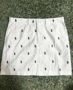 Ralph Lauren Sport ホワイトミニスカート