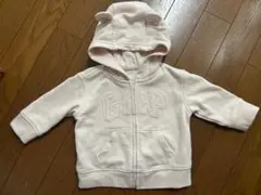 ギャップ　GAP フード付きトレーナー 3-6ヶ月 ピンク
