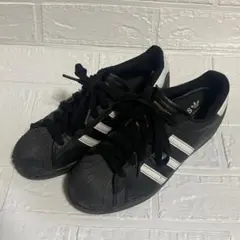 adidas Superstar スニーカー 黒　24.0cm アディダス