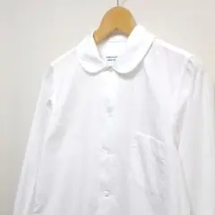 ★日本製 COMME des GARCONS ラウンドカラー シャツ ブラウス