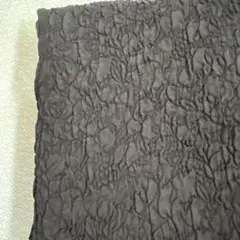黒のクランクル生地