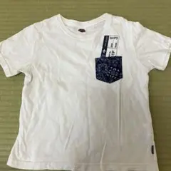 SHIPS KIDS ポケット付きデザインTシャツ120センチ