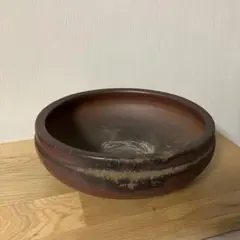 備前焼　水盤　花器　生花　的野求造 備前焼 大型水盤 花器 生花 的野求造 - メルカリ