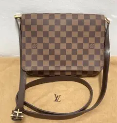 極美品 ルイヴィトン ダミエ ミュゼットタンゴ ロングショルダー N51301
