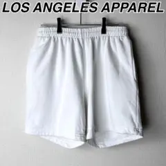 ロサンゼルスアパレル 14OZ スウェット ショートパンツ 白 古着