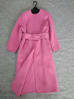 LOULOU WILLOUGHBY アルアバイル バックルベルト付リバーコート