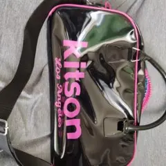 kitson ボストンバッグ 黒/ピンク