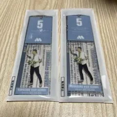 モスバーガー ハイキュー!! 持ち札風チャーム 田中龍之介　二つセット