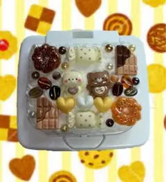 ホイップデコ　デコホイップ　クマさんお菓子パーティー　ワンプッシュケース