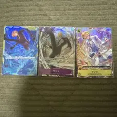 ワンピースカード　サンジ R パラレル OP12-070 3枚セット