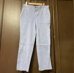 美品　GAP ガールフレンドストライプチノパンツ　ギャップ