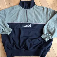 X girl☆ハーフジップスウェット美品