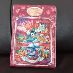 ディズニーリゾート　スーベニアメダル　アルバム　ホルダー　ミッキー　20周年