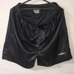 UMBRO アンブロ ブラック ハーフパンツ L サッカー