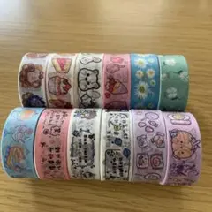 8.マスキングテープ 12個セット