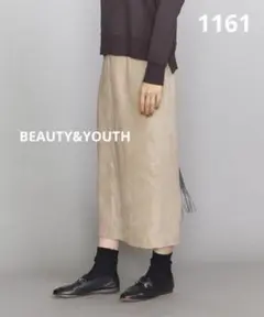1161 BEAUTY&YOUTH フェイクスエードハイウエストタイトスカート