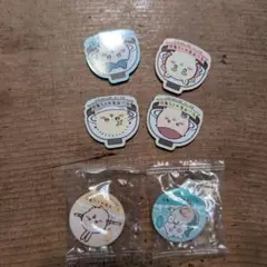 ちいかわ　くら寿司　缶バッジ&マグネットセット