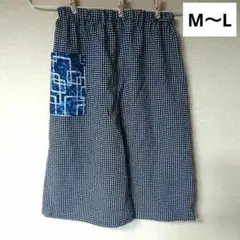 ハンドメイド ハーフパンツ 浴衣リメイク