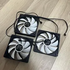 PCケースファン 120mm 3pin 3つ