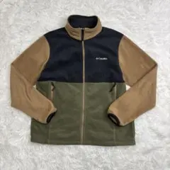 コロンビアColumbiaフリースジャケットアースカラー系L