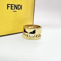 【希少】フェンディ リング モンスター バグス サイズS 17 ゴールド メンズ