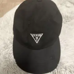 GUESS ブラック ベースボールキャップ L.A.