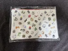 ハイキュー ファンパーク 合皮フラットポーチ 動物&モチーフVer.