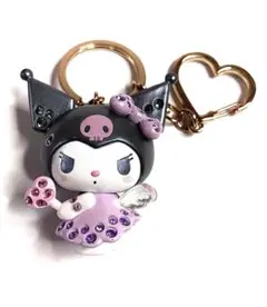 【使用済み】　クロミエンジェルキーホルダー