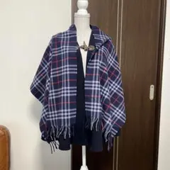 バーバリー ロンドン ショール付きポンチョ☆