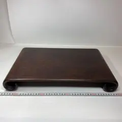時代 唐木曲げ卓 直径44cm 西か4-1104⑤ タエサ