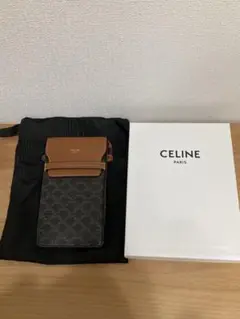 ほぼ未使用 セリーヌ CELINE フォンポーチ