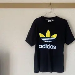 adidas originals ロゴ Tシャツ 黒
