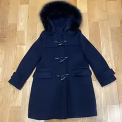 ☆美品☆ ダッフルコート FRAY I.D ウール素材 ネイビー