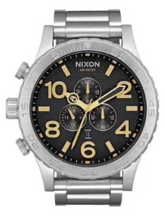 NIXON 51-30 CHRONO STAMPED GOLD