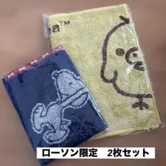 【新品非売品】ローソン限定キャラクタータオル2枚セット　スヌーピー＆キイロイトリ