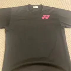 YONEX 黒 Tシャツ ピンクロゴ