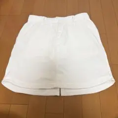 アンダーアーマー　ゴルフ　スカート　インナー付き　スコート　白