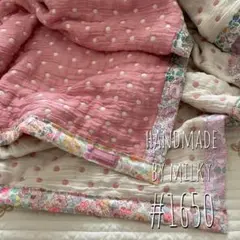 本日限定価格❤ハンドメイド レア海外リバティベッツィ 6重ガーゼケット